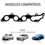 Junta De Coletor Escapamento Ford Ranger (dohc) 2.3 16v Duratec - Imagem 3