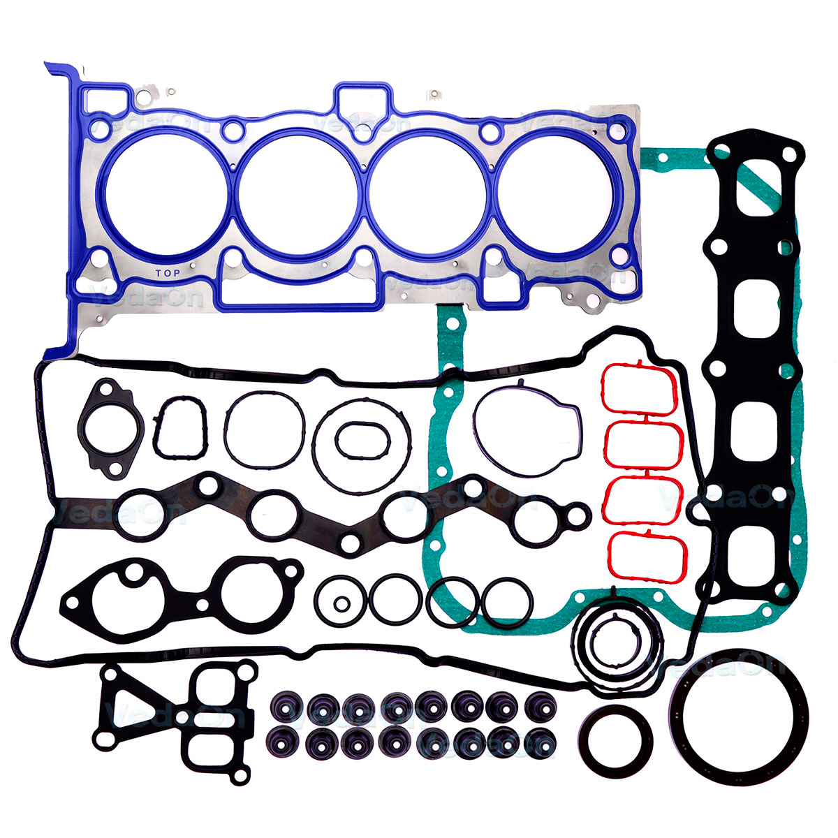 Jogo Juntas Cabeçote Inox C/ Retentores Mitsubishi Asx/ Lancer/ Outlander 2.0 16V 4B11