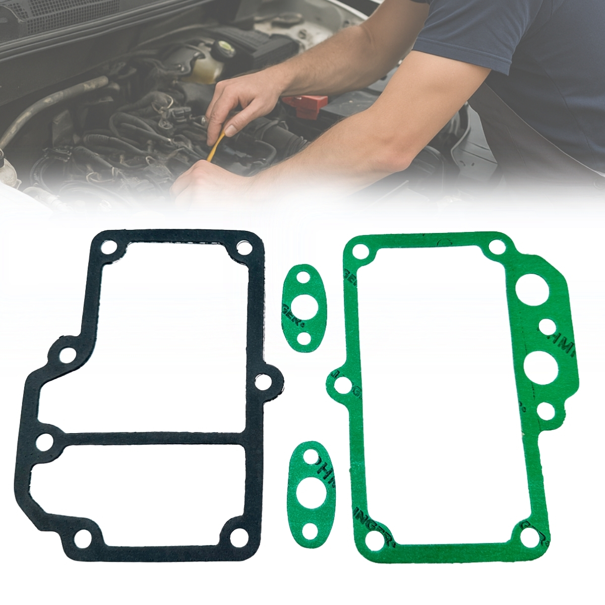 Kit de juntas do resfriador de óleo S10 Blazer Mwm Sprint 4.07 2.8 Nissan Frontier Xterra Troller Agrale - Imagem 6