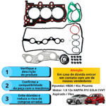 Kit Junta Superior Retentor Hyundai Hb20 1.0 12v 3 Cilindros - Imagem 4