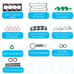 Kit Junta Superior Retificação Com Retentor Ford Escort Mondeo Focus 1.8 16V - Imagem 2