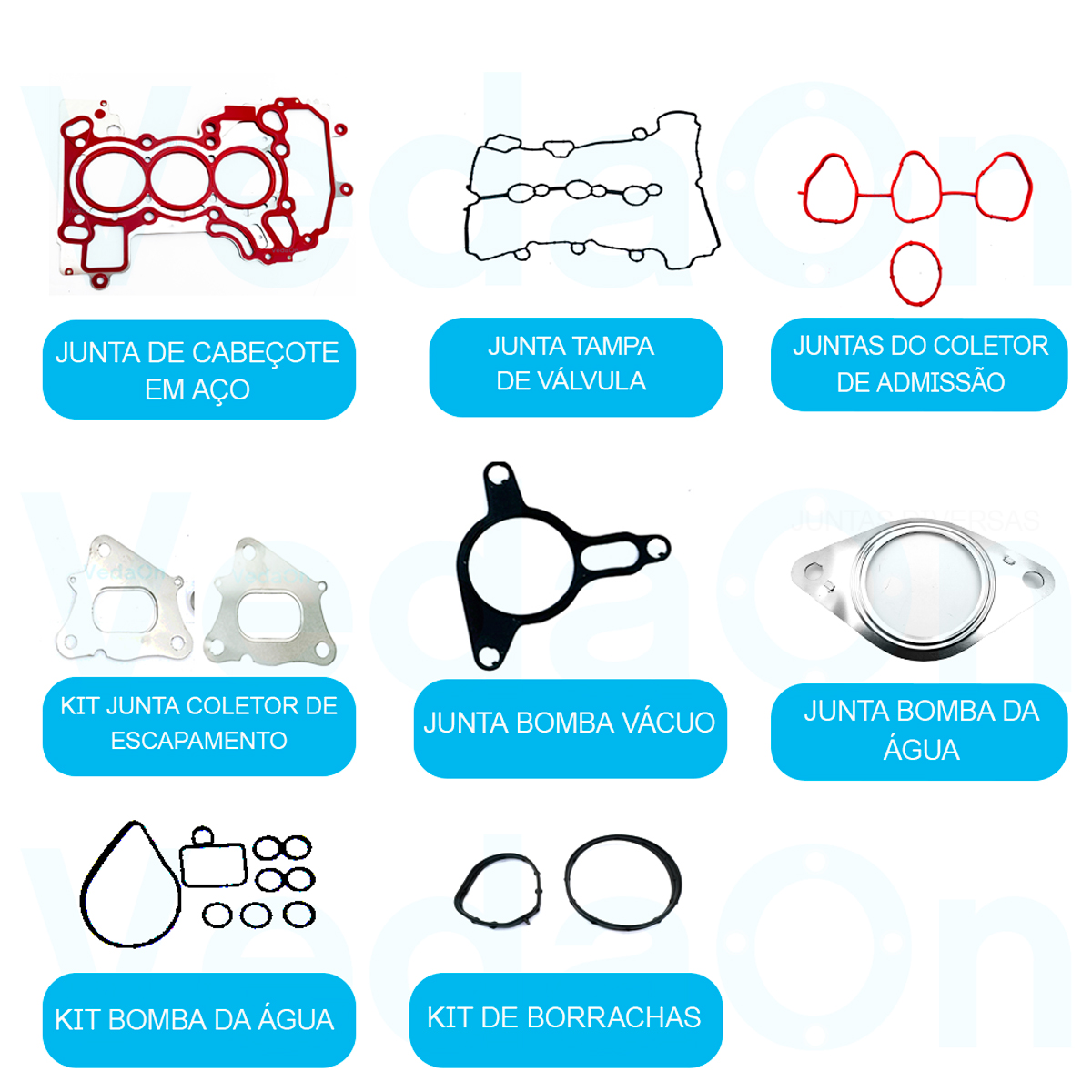Junta Superior Onix 1.0 12v Ecotec Flex Aspirado - Imagem 2