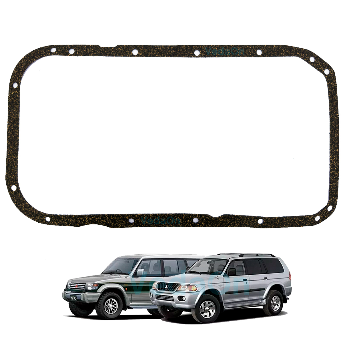 Junta De Cárter Mitsubishi Pajero 3.0 V6 12v 6g72 - Imagem 3