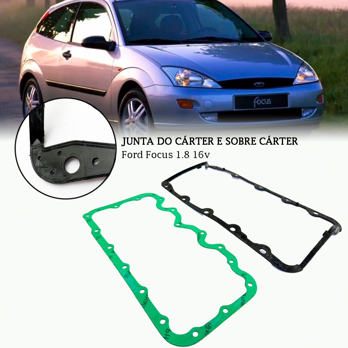 Kit Junta De Cárter Ford Focus Rs 2.0 16v Zetec E 00/... - Imagem 3