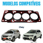 Junta Cabeçote Chrey Tiggo 2 Act / Look 1.5 16V 18/20 Acteco Flex Vvt Aspirado - Imagem 3