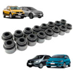 Kit de Retentores com Flange VW Gol Voyage Saveiro Fox CrossFox Golf Space 16V 1.6 MSI - Imagem 4