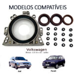 Kit de Retentores VW Gol 1000/Parati 1.0 16V AT / Turbo - Com Flange - Imagem 2