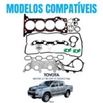 Jogo de junta completo Toyota Hilux Sw4 2.7 16V 2TR-FE - Imagem 4
