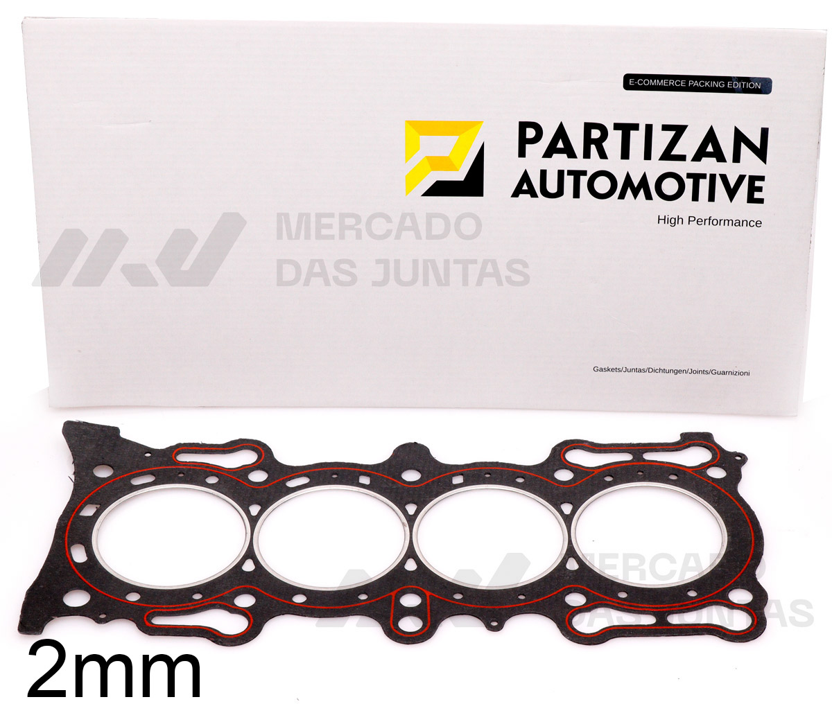 Junta Sob Medida 2mm Honda Accord 2.3 16V EX LX Blocos F23A Todos 1995 até 2003 - Imagem 3