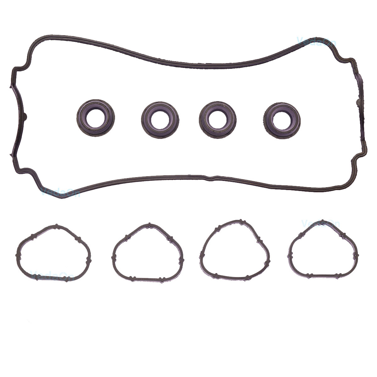 Kit Junta Tampa Válvula E Coletor Adm Peugeot 206 1.0 16v D4d Renault Clio