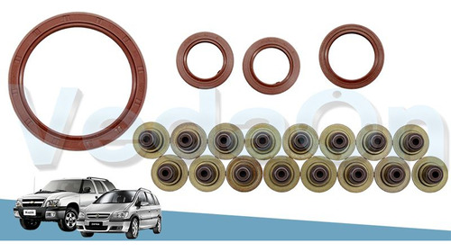 Kit de Retentores Renault Clio/Megane/Scenic/Laguna 1.4 K4J / 1.6 K4M 16V
