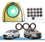 Kit de Retentores Ford Fiesta/Focus/Ecosport/ 16V 1.4 Zetec SE / 1.6 Zetec-S Sigma - Com Flange