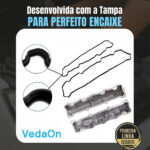 Junta De Tampa De Válvula Peugeot 206 306 207 307 1.6 16v - Imagem 3