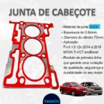 Junta Cabeçote Aço Medida Especial para Ford Ka 1.0 12v Flex - Imagem 4