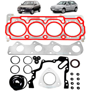 Kit Junta Gol At Power Sohc 8V INOX C/ Retentores De Comando E Hastes De Válvulas