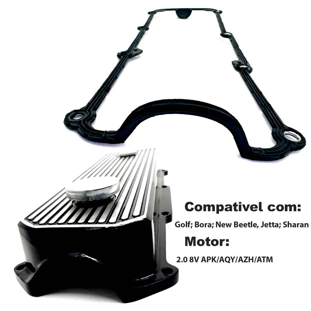Junta Completa New Beetle Jetta 2.0 8v Apk Aqy Em Amianto - Imagem 5