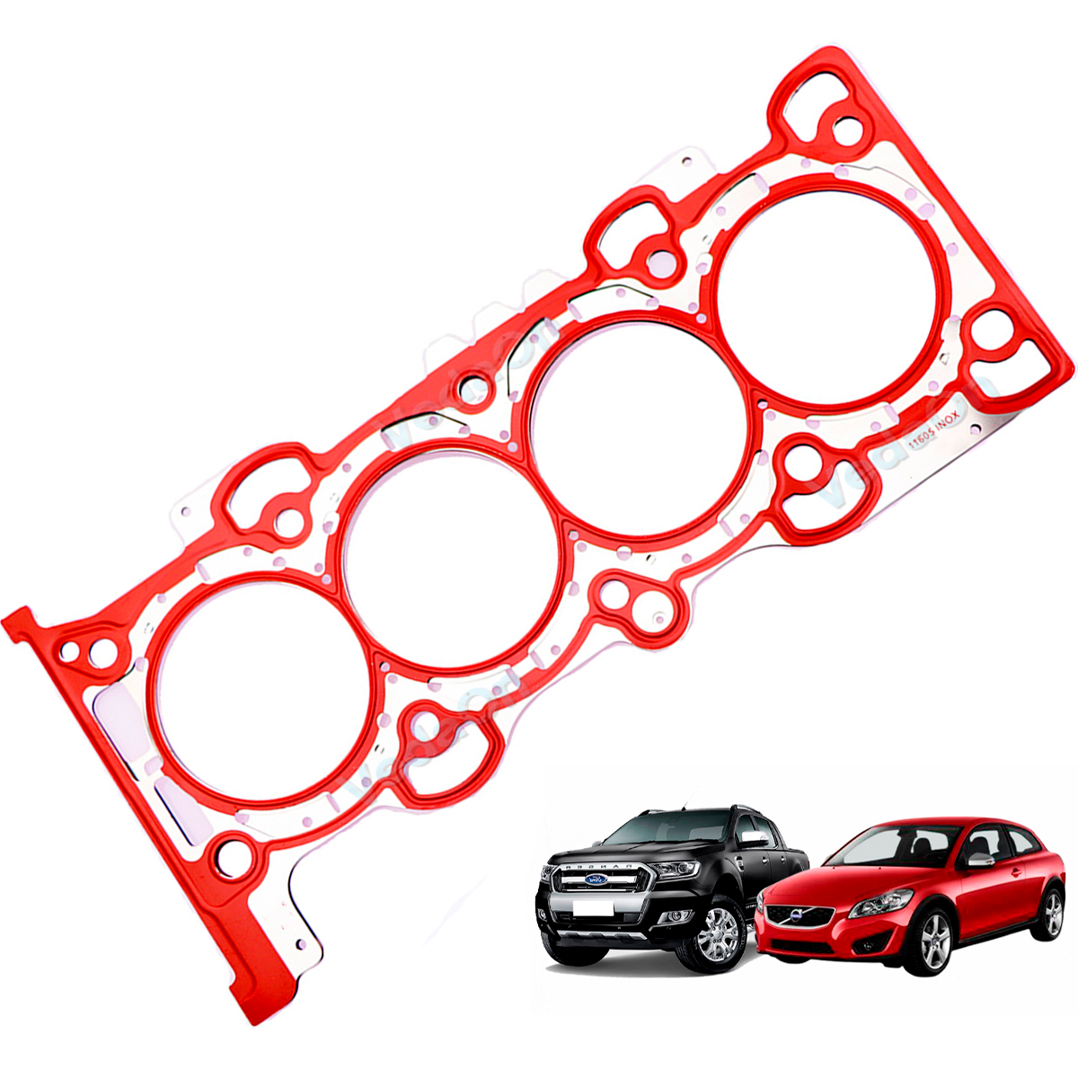 Junta Cabeçote Aço Inox Ford Fusion Ranger 2.5 16V FlexNT - Imagem 4