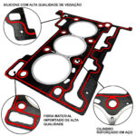 Junta Cabeçote Sob Medida para Ford Ka 1.0 12v Flex 3 Cil - Imagem 2