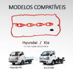 Junta Tampa Válvula Hyundai Hr H1 2.5 16v D4cb 13/... - Imagem 2
