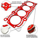 Junta Cabeçote INOX 0,40mm Fiat Palio Grand Siena Punto Uno 1.0 1.4 8V Fire Evo - Imagem 5