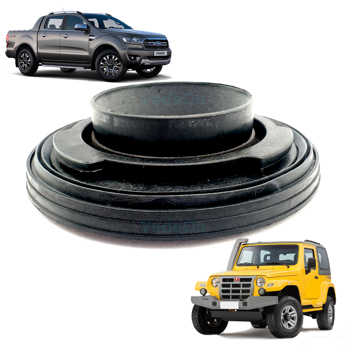 Retentor Dianteiro 16/20V Ford Transit Ranger T4 2.0 2.2 2.4 3.2 Duratorq SAFA Diesel - Imagem 3