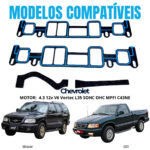 Junta Coletor Admissao Gm Blazer S10 4.3 V6 12v Vortec - Imagem 2