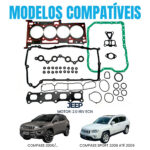 Jogo Junta Completo Jeep Compass 2.0 16V ECN amianto - Imagem 4