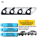 Junta Coletor Admissão L200 Pajero 2.5 8v Hpe 4d56 - Imagem 2