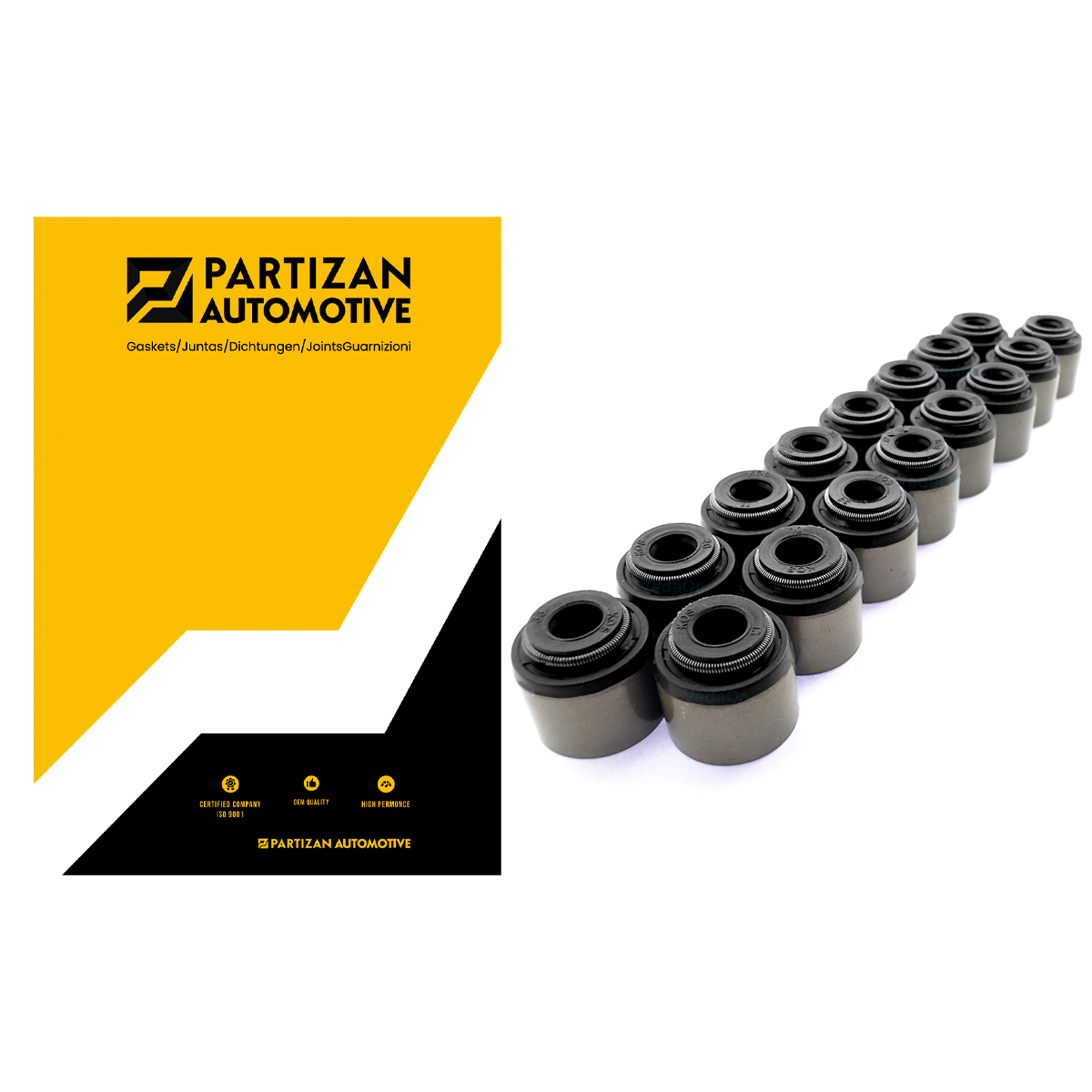 Kit Retentores de Haste de Válvulas 5,2X9,8X11,4 12/16V KAPPA G4HC G4HE G4HG G4FC HB20 PICANTO YD25DDTI FRON - 16 Peças - Imagem 3
