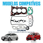 Kit Junta Superior Kia Picanto 1.0 12v 3 Cilindros - Imagem 3