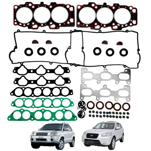 Kit de Juntas Tucson/Sonata/Santa Fé 2.7 V6 24V G6BA DOHC PAK C/ Retentores