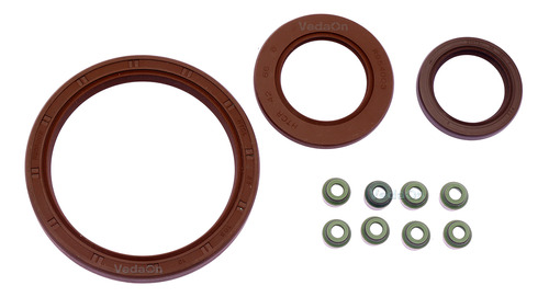 Kit de Retentores Peugeot 106/206/306/307 / Citroen C3 1.3/1.4 8V TU1/TU2/TU3/TU3JP/TU5JP - Imagem 6