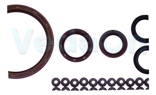 Kit De Retentores 24V Hyundai Tucson Santa Fe V6 2.7 G6Ba / G6Ea (Dohc) - Imagem 2