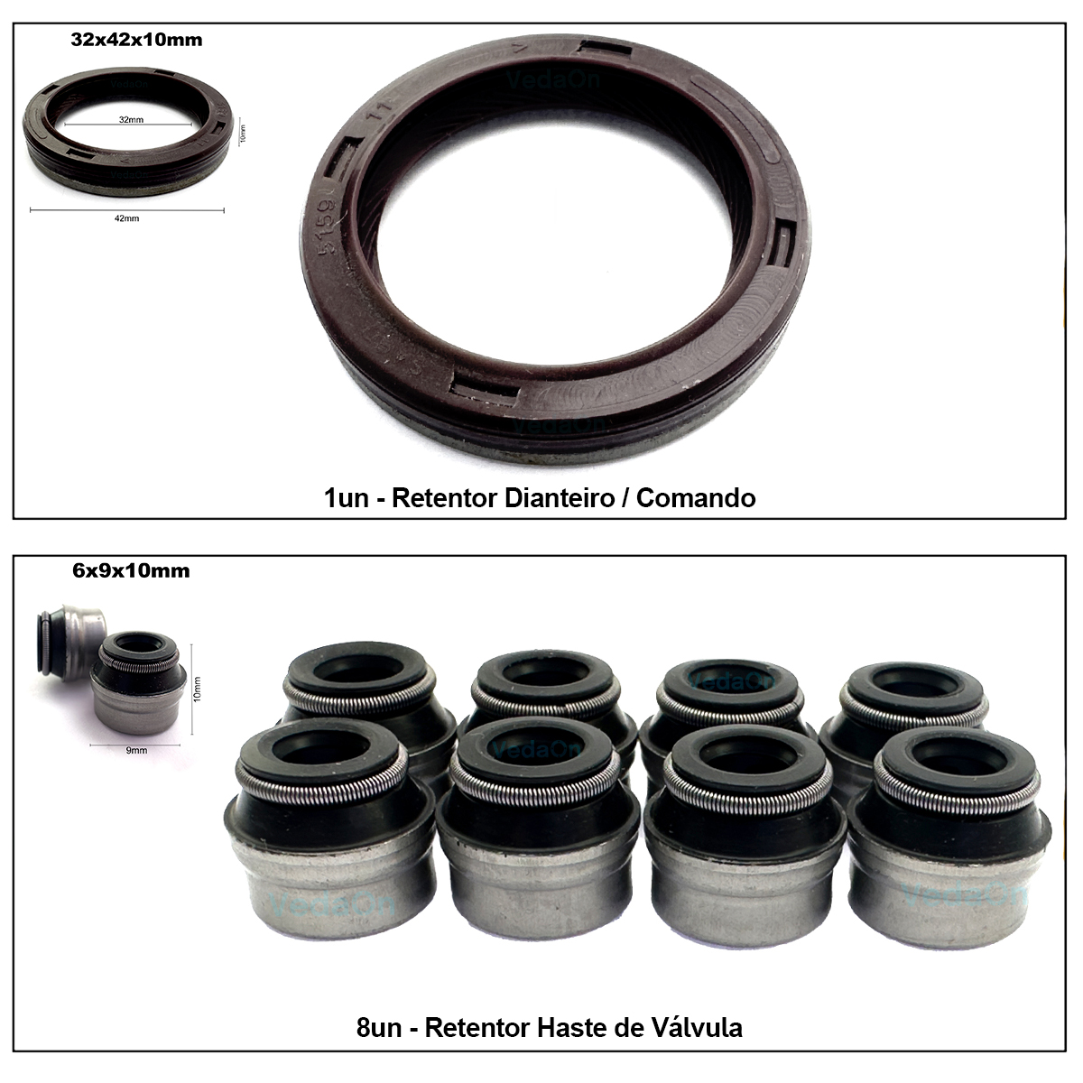 Junta Superior Ret para Volkswagen Fox Total Flex 1.0 8v Aço - Imagem 8