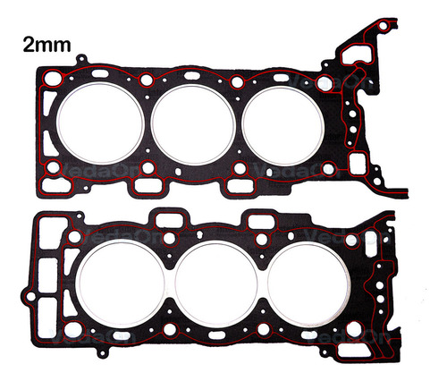 Junta Cabeçote Sob Medida 2mm Gm Captiva 3.0 V6 24V