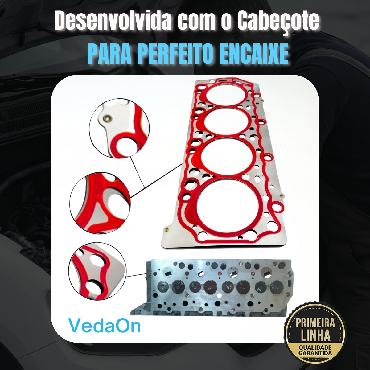 Junta De Cabeçote H100/Mitsubishi/L200/Pajero Hpe - Imagem 8