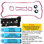 Junta Tampa Válvula + Solenoide Range Rover Evoque 2.0 Turbo - Imagem 3