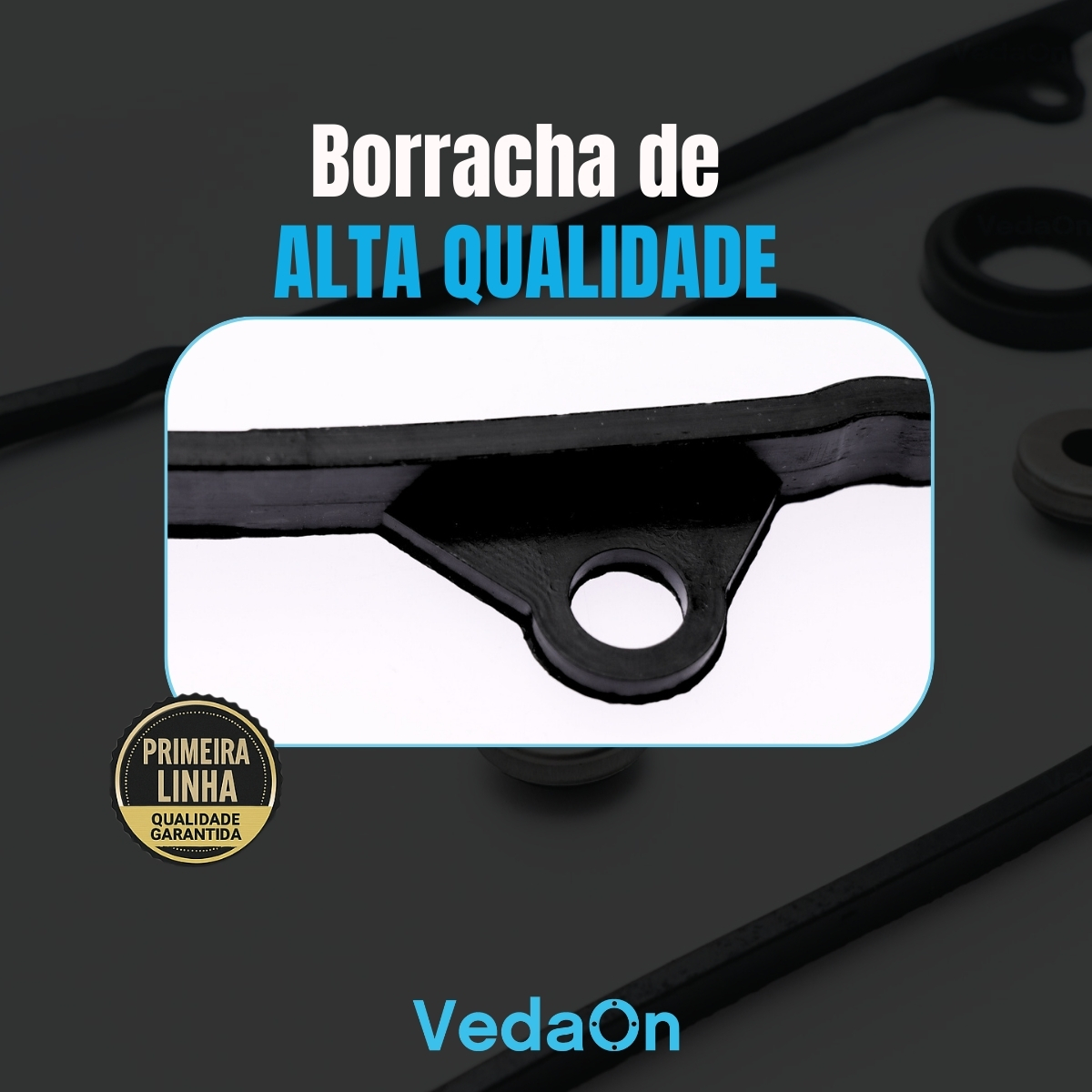 Kit Junta De Tampa De Válvula Honda Civic 1.7 16v 2002/ 2007 - Imagem 6