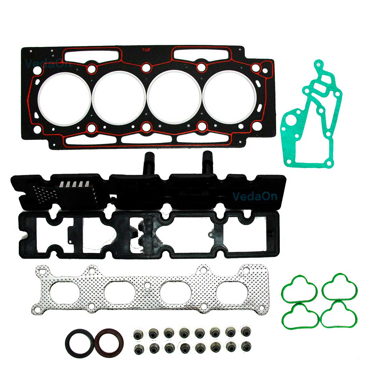 Kit Junta Superior com Retentor C4 Pallas C5 Picasso 2.0 16v Ew10a