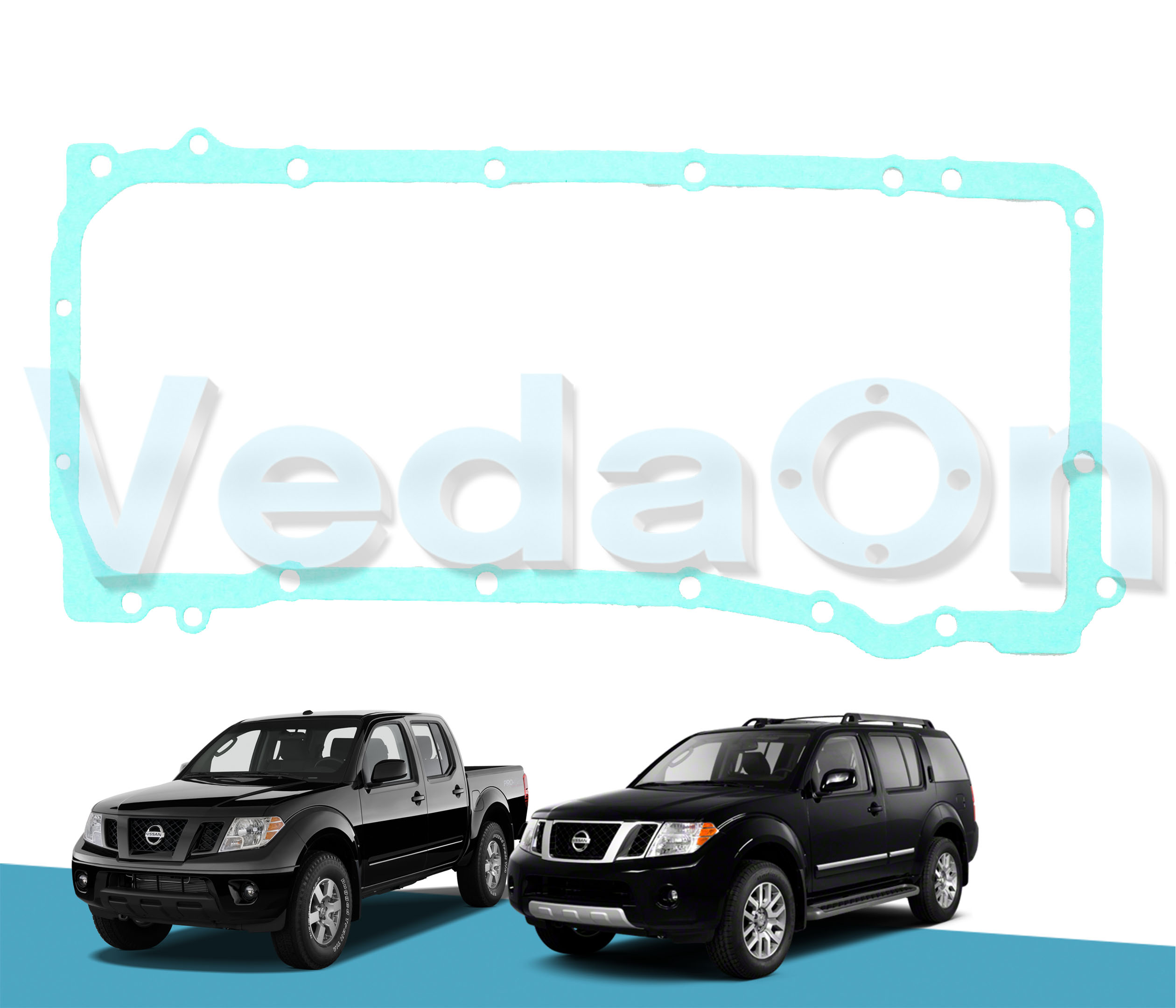 Junta De Cárter Nissan Frontier 2.5 16v Yd25ddti - Imagem 2
