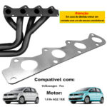 Junta Coletor Escapamento Vw Fox Total Flex 1.0 8v Aqz Bje - Imagem 2