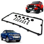 junta de tampa de válvula com vedadores de vela Ford Ranger 3.2 20V 5 Cilindros - Imagem 8