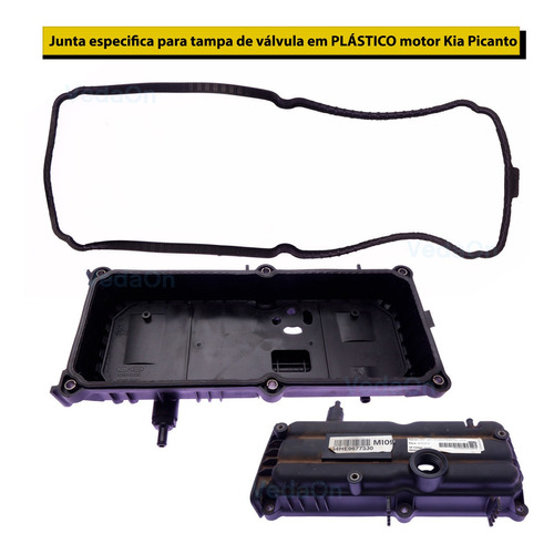 Jogo Junta Completo Kia Picanto 1.0 12V 4 Cilindros - Imagem 2