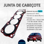Junta De Cabecote Mercedes Benz Classe A 190 1.9 8v - Imagem 6
