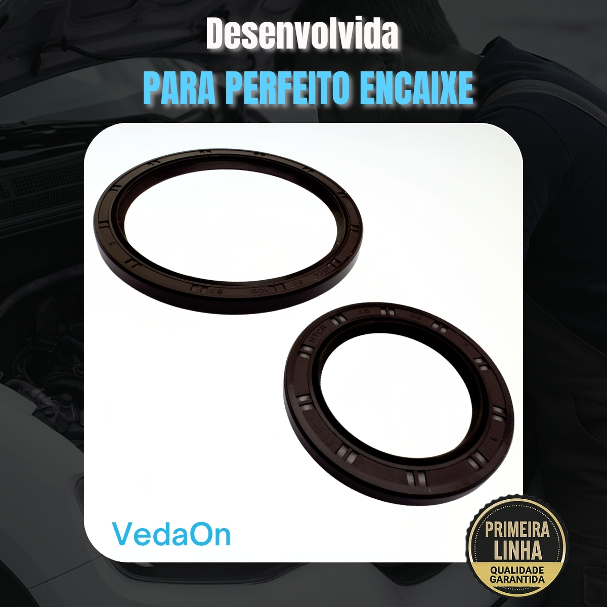 Retentor Dianteiro + Traseiro 16V Toyota Hilux (05/...)/ Hi Ace 2.7 2TR-FE FLEX (DOHC) - Imagem 7