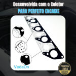 Junta Coletor Admissão L200 Pajero 2.5 8v Hpe 4d56 - Imagem 7