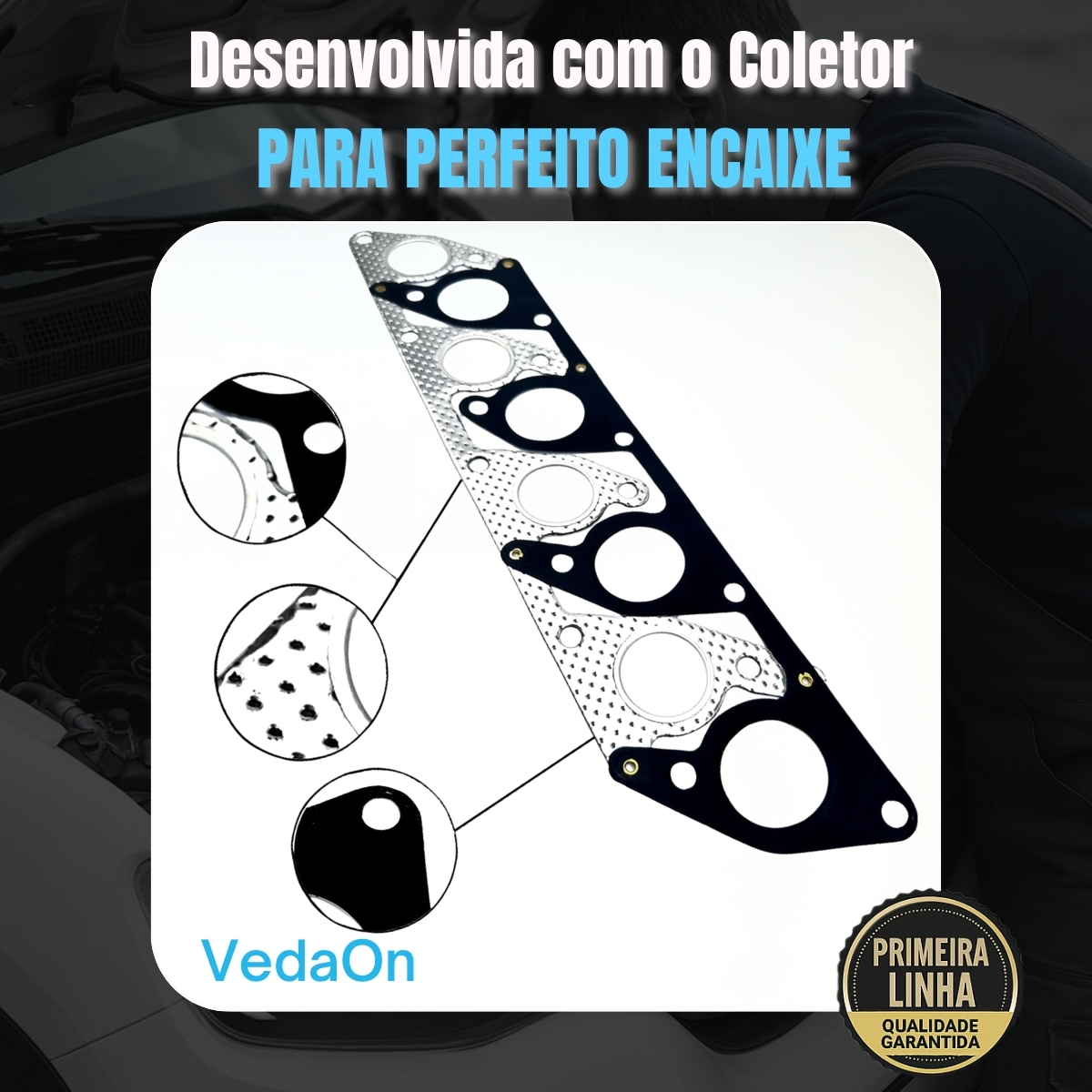 Junta Coletor Admissão L200 Pajero 2.5 8v Hpe 4d56 - Imagem 7