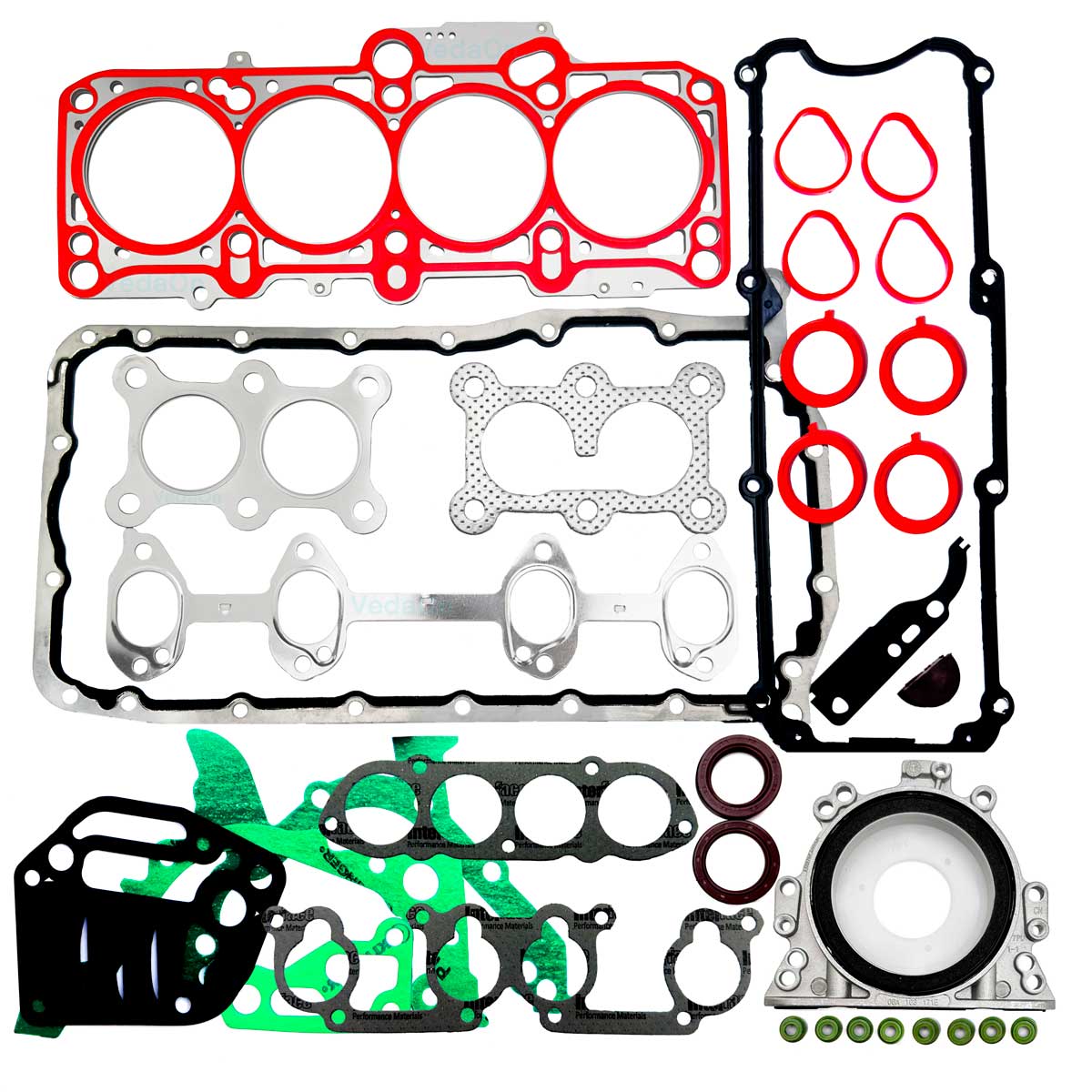 Junta Completa C/retentor New Beetle Jetta 2.0 8v Apk Em Aço