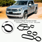 Junta Vedação Trocador Calor Radiador Óleo Suporte Filtro Amarok 2.0 16V - Imagem 4