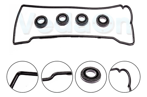 Kit Junta Superior Lifan 620 1.6 16v - Imagem 3